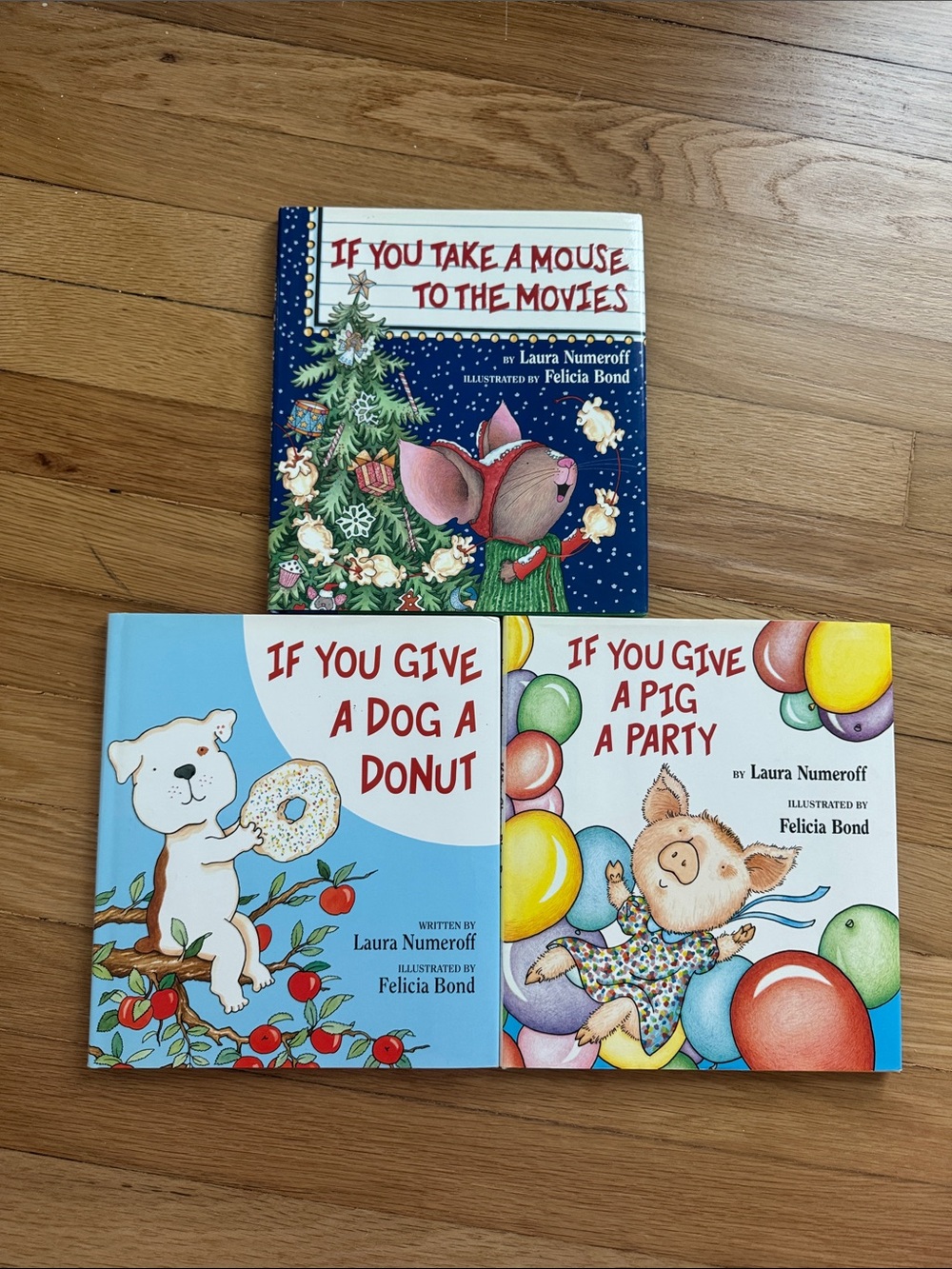 If you give: set a three hardcover books